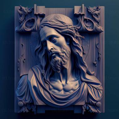 3D model jesus (STL)